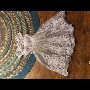 Chi chi London lavender tulle and lace dress